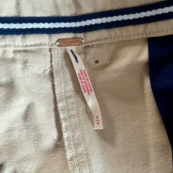 Free People skirt mini skirt pleated sporty denim striped - Picture 9 of 9